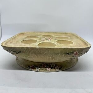 Partylite Multi 6 Tealight 3 Wick Candle Holder Terrace Blossom Floral Garden